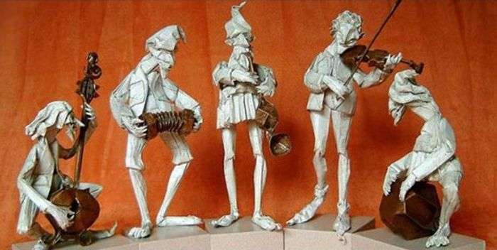 Акіра Есидзава і його дивовижні фігурки орігамі (10 фото)