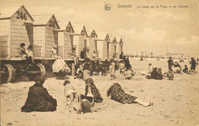 Купальні фургони - невідємна частина пляжів у XVIII і XIX століттях (8 фото)