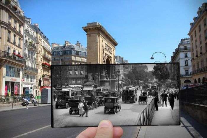 Прогулянка по вулицях Парижі в компанії ретро фотографій (16 фото)