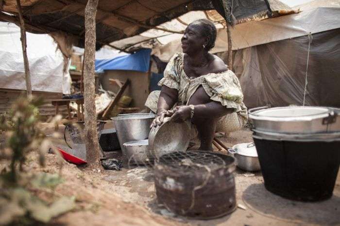 Табір для біженців Мяка Poko в Центральноафриканській Республіці (11 фото)