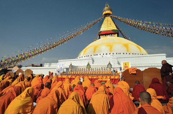 Буддийская ступа в Боднатхе и ее легенды Путешествие и отдых