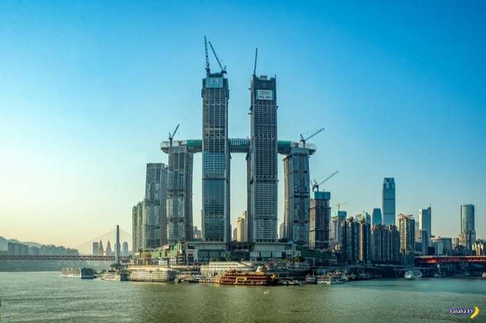 В Китае заканчивают строительство «горизонтального небоскрёба» Интересное
