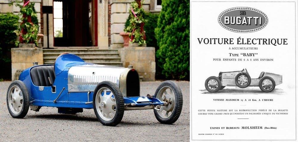 Bugatti Baby: мини-электромобиль для больших детей Bugatti