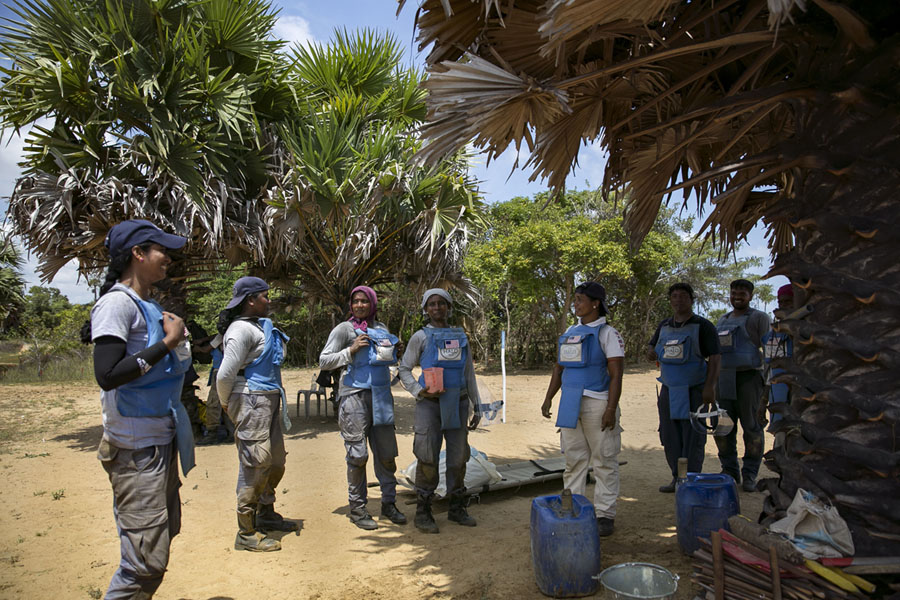 44% саперов , работающих на минных полях Шри-Ланки , - это женщины Война и мир