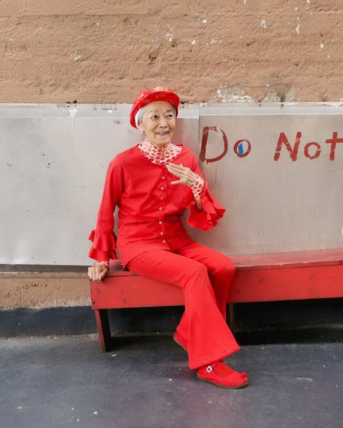 Мода пенсионеров Чайнатауна Сан-Франциско интересное