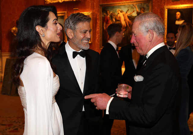 Амаль и Джордж Клуни, Бенедикт Камбербэтч и другие на приеме у принца Чарльза Стиль жизни / Благотворительность