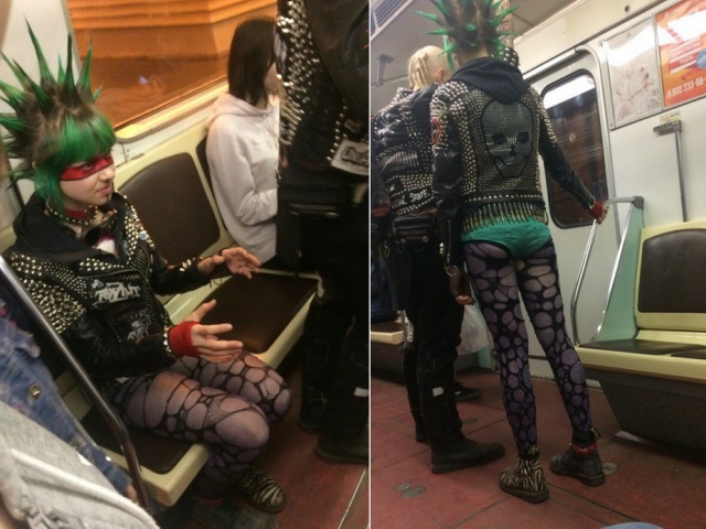 Странные модники в нашем метро. МиР