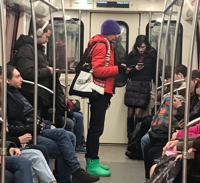 Странные модники в нашем метро смешные картинки