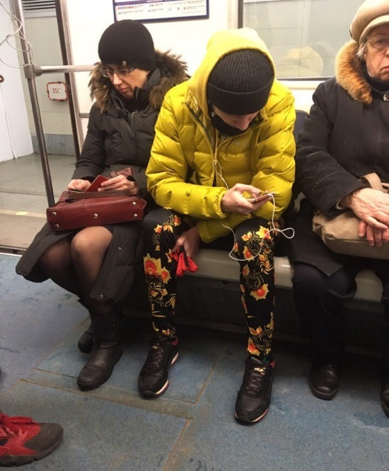 Странные модники в нашем метро смешные картинки