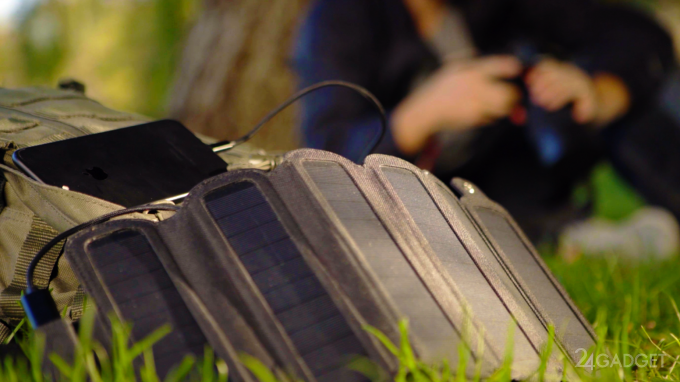SolarCru любой гаджет зарядит энергией Солнца SolarCru