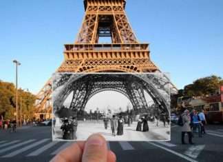 Прогулянка по вулицях Парижі в компанії ретро фотографій (16 фото)