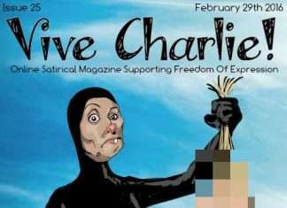 Британський сатиричний журнал Vive Charlie опублікував карикатуру на жорстоке вбивство 4-річної дівчинки в Москві (5 фото)