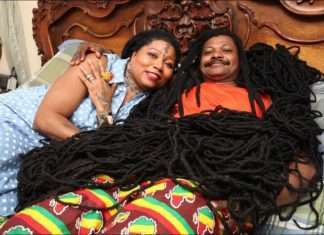 Володарка найдовших у світі волосся Аша Мандела на прізвисько Раста-Рапунцель вийшла заміж (6 фото)