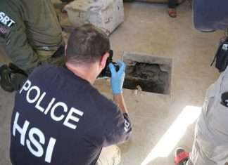 На кордоні США і Мексики виявлено тунель для контрабанди наркотиків (3 фото)