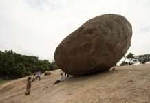 «Масляний шар Крішни» – камінь, що кидає виклик законам фізики (8 фото)