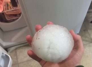 Техас постраждав від великого граду (11 фото)