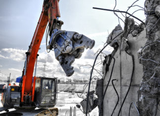 Демонтаж залізобетонних конструкцій з допомогою технології — безвзрывного руйнування