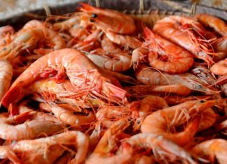 Вялені креветки