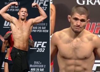 Нейт Діаз висміяв Хабіба Нурмагомедова за фото у ванні.