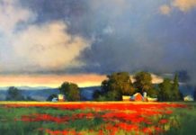 Сільські пейзажі на емоційних картинах з потужною енергетикою