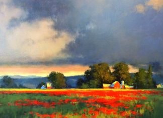 Сільські пейзажі на емоційних картинах з потужною енергетикою