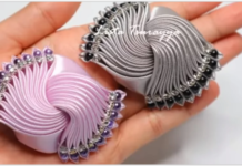 Елегантна брошка-канзаші – відмінний подарунок своїми руками