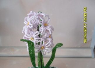 Підставка для серветок «Гіацинт» з бісеру своїми руками!