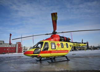 У Підмосковї приступили до експлуатації нового вертольота санавіації «Ансат»