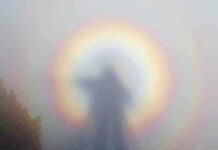 “містичне” природне явище-брокенський привид (3 фото)