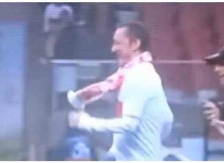 Футбольний уболівальник пішов у відрив