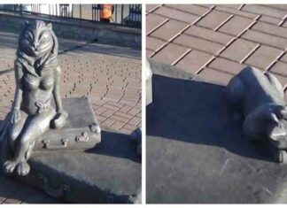 У кургані жінку-кішку з людськими грудьми спіткала доля воронезької оленки (3 фото + 1 відео)