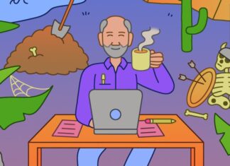 Письменник, який насолоджується демонстрацією таємної та незрозумілої