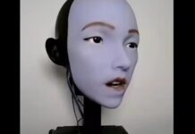 Обличчя гуманоїдного робота: штучний інтелект навчився синхронізувати губи, переглядаючи себе та YouTube