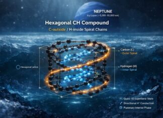 Skryté cesty: nový stav hmoty může určit strukturu hlubin ledových obrů