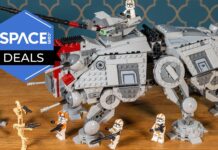 Lego Star Wars AT-TE Walker alcanza un precio mínimo récord de $ 112