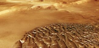 Bukit pasir Mars metalik menjelaskan: misteri krom Kawah Kaiser